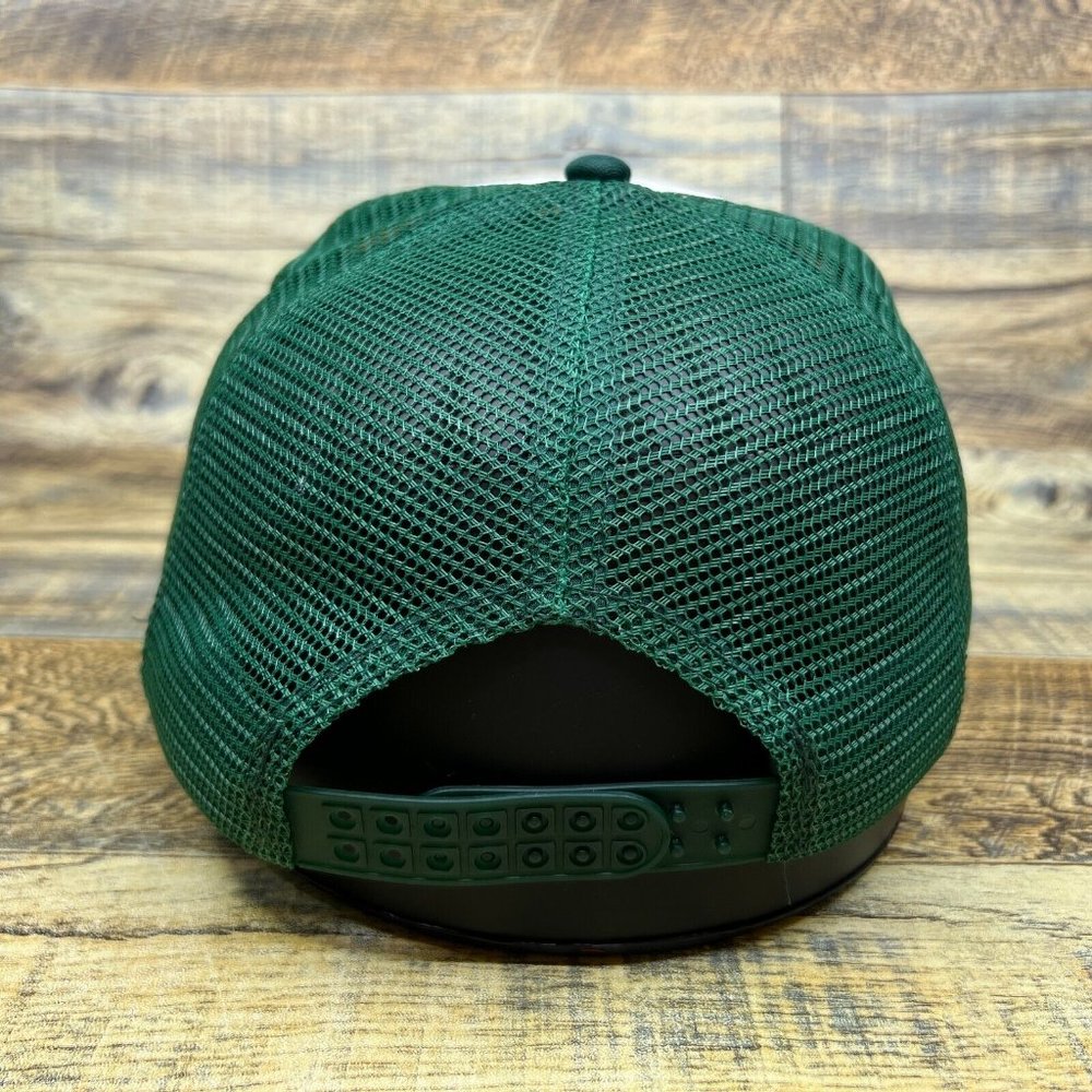 Against All Authority Except My Mom Anarchy Mens Trucker Hat Green Snapback Cap - Picture 5 of 8